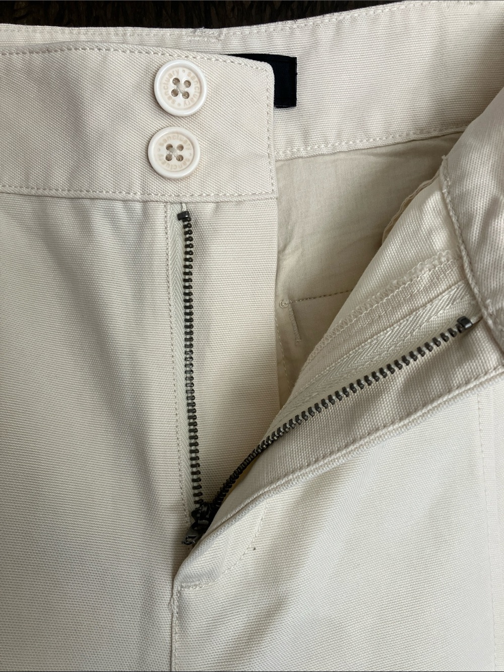 SANCTUARY Standard Surplus Cream Wide-Leg Cropped Cargo Pants Women’s 29 - Picture 6 of 12